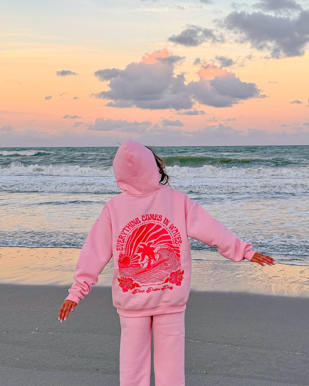 Why Every Woman Needs a Pink Palm Puff Hoodie in Her Wardrobe